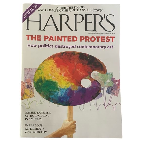 Set Of 2 Harpers Magazine October December 2024 Democracy Big Tech Art Politics - Picture 5 of 9
